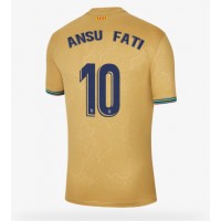 Barcelona Ansu Fati #10 Fußballbekleidung Auswärtstrikot 2022-23 Kurzarm